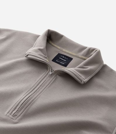 Buzo en Microfibra Liso con Cremallera 11