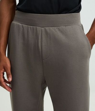 Pantalón Recto Deportivo en Algodón Tecnológico 3