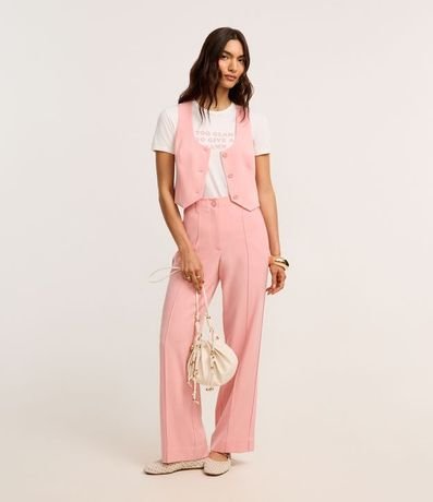 Remera en Algodón con Estampa Too Glam en Strass 3