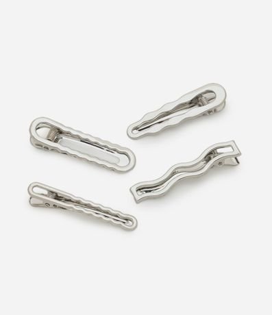 Kit 04 Pinzas para el Pelo Ahuecadas