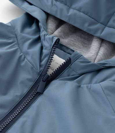 Campera Rompe Vientos Infantil en Microfibra con Recortes y Capucha - Talle 5 a 14 5