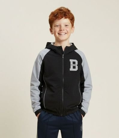 Campera Infantil en Microfibra con Recortes - Talle 5 a 14