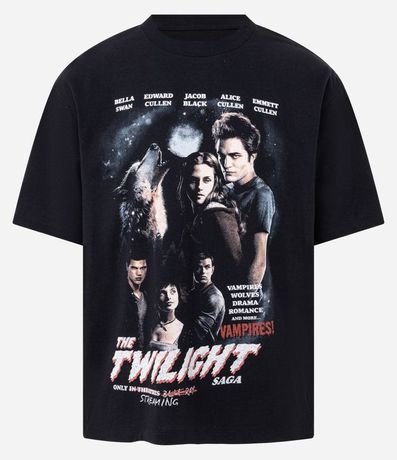 Remera Comfort en Algodón con Estampa Crepúsculo 5