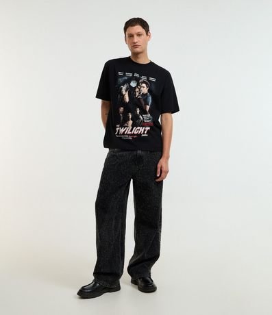 Remera Comfort en Algodón con Estampa Crepúsculo 2