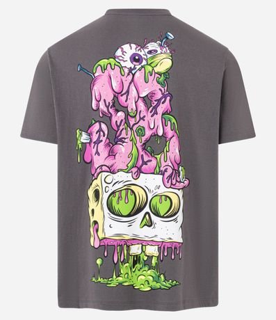 Remera Comfort en Media Malla con Estampa Bob Esponja 6