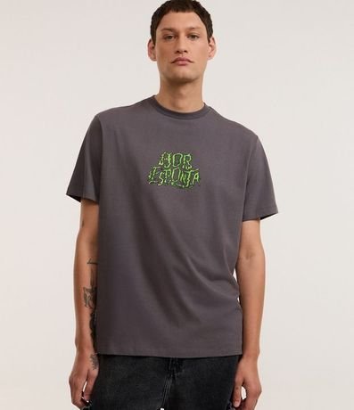 Remera Comfort en Media Malla con Estampa Bob Esponja 2