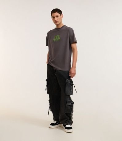 Remera Comfort en Media Malla con Estampa Bob Esponja 3