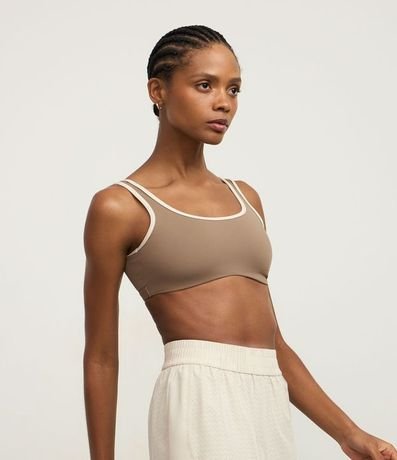 Top en Microfibra con Copa Desmontable