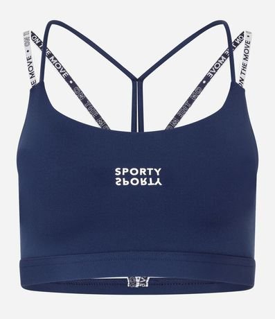 Top Deportivo con Copa y Breteles con Lettering 4