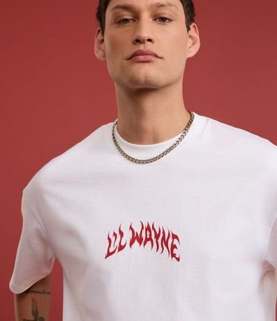Remera Relaxed en Algodón con Estampa Lil Wayne 4