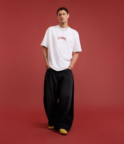 Remera Relaxed en Algodón con Estampa Lil Wayne 6