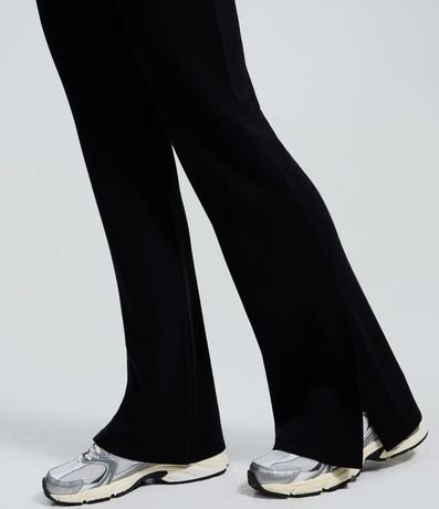Pantalón Flare en Microfibra Melange 4