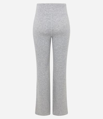 Pantalón Flare en Microfibra Melange 3