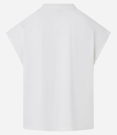 Musculosa de Algodón con Estampado de Letras Blackout 7