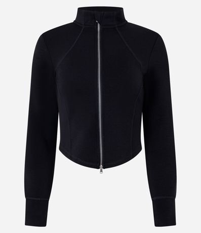 Saco en Modal con Recortes y Cierre por Cremallera 5