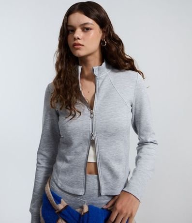 Saco en Modal con Recortes y Cierre por Cremallera 3