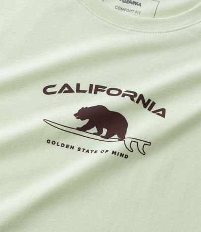Remera Infantil Regular con Estampa de Oso California - Talle 5 a 14 años 4