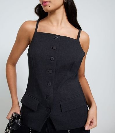 Chaleco Alargado en Sastrería con Breteles 3