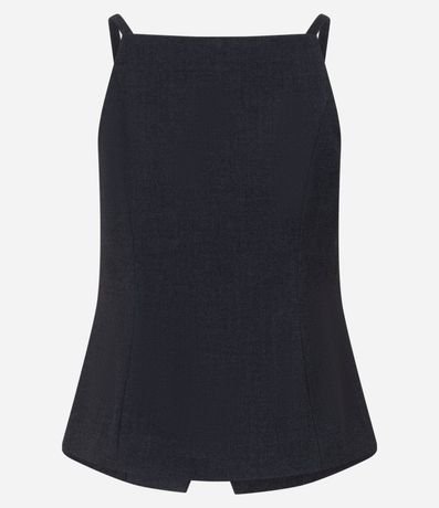 Chaleco Alargado en Sastrería con Breteles 5