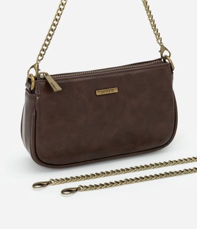 Cartera baguette Pequeña en PU con Asa Desmontable 8