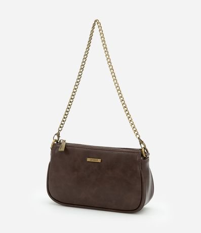 Cartera baguette Pequeña en PU con Asa Desmontable 6