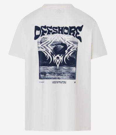 Remera Comfort en Algodón con Estampa Frente y Espalda Offshore 6