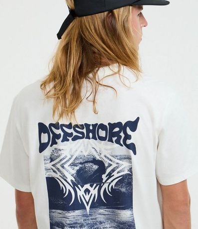 Remera Comfort en Algodón con Estampa Frente y Espalda Offshore 3