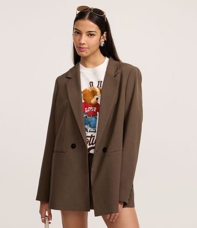 Blazer Alargado en Sastrería