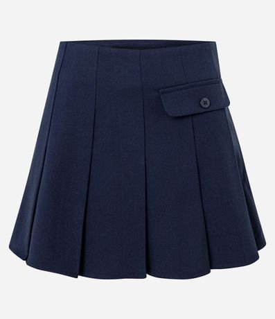 Short Pollera en Sastrería con Pliegues 5