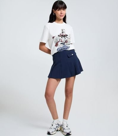 Short Pollera en Sastrería con Pliegues 2