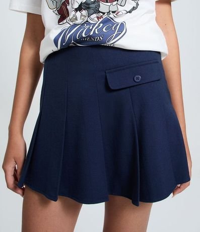 Short Pollera en Sastrería con Pliegues 3