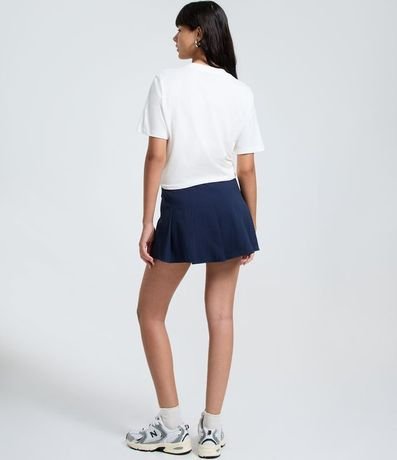 Short Pollera en Sastrería con Pliegues 4