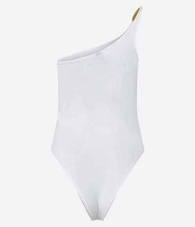 Body Hombro Único en Jersey con Adornos en el Bretel 6