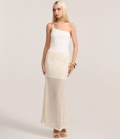 Body Hombro Único en Jersey con Adornos en el Bretel 2