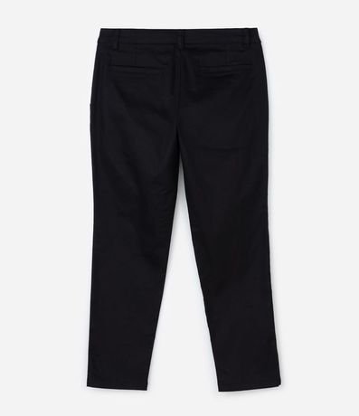 Pantalón Slim en Sarga Cintura con Trabillas y Bolsillo 6