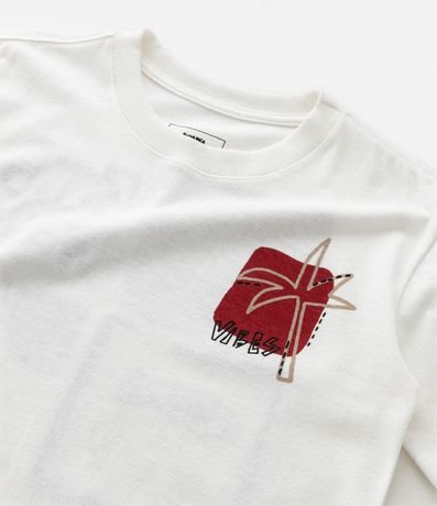 Remera Infantil Estampa Frente y Espalda Palmera de Playa - Talle 5 a 14 años 5