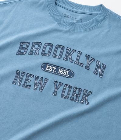 Remera Infantil Manga Larga con Lettering New York Brooklyn – Talle 5 a 14 años 7