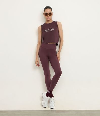 Pantalón Legging Deportiva en Microfibra con Bolsillo en la Espalda 2