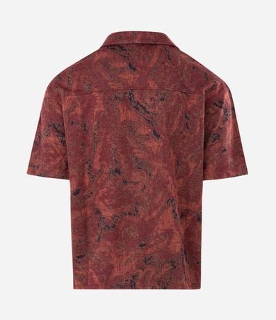Camisa Jacquard en Algodón con Diseño Camuflado 6