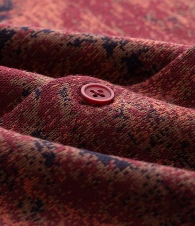Camisa Jacquard en Algodón con Diseño Camuflado 7