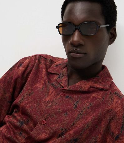 Camisa Jacquard en Algodón con Diseño Camuflado 4