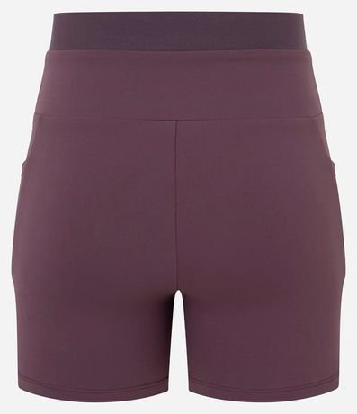 Bermuda Crossfiteira Deportiva con Elástico Texturizado en la Cintura 2