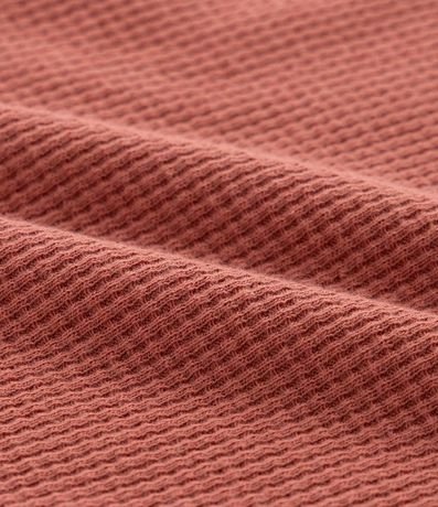 Remera Regular en Algodón con Textura y Bordado Vintage Forest 10