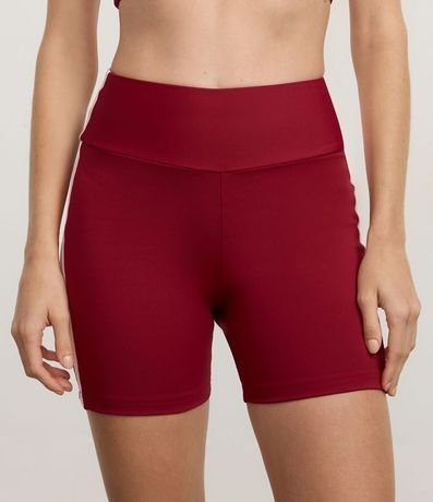 Bermuda con Recorte Lateral Contrastante en Microfibra 2