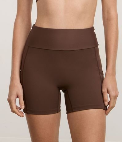 Bermuda Deportiva con Cintura Ancha y Bolsillo Lateral 2