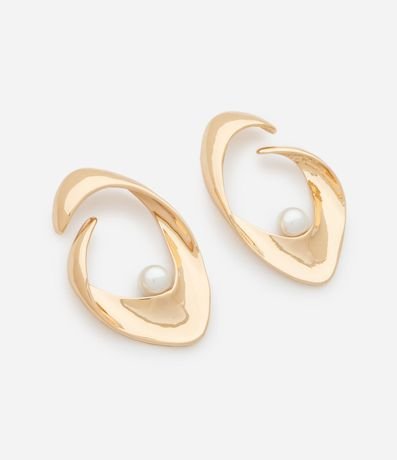 Caravana Mediana aro Delantero con Perla Artificial