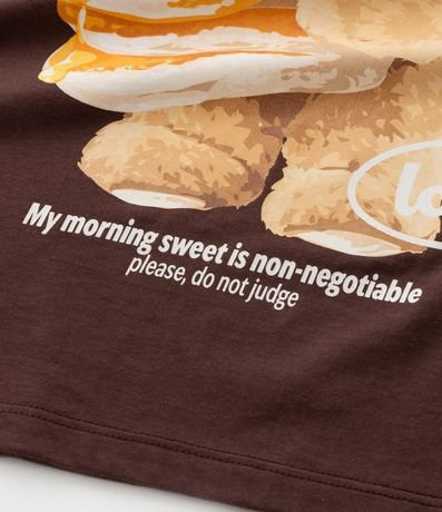 Remera Infantil Over con Estampa de Oso- Talle 7 a 14 años 4