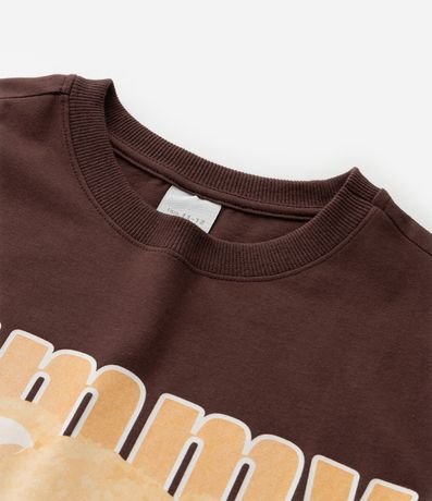 Remera Infantil Over con Estampa de Oso- Talle 7 a 14 años 5