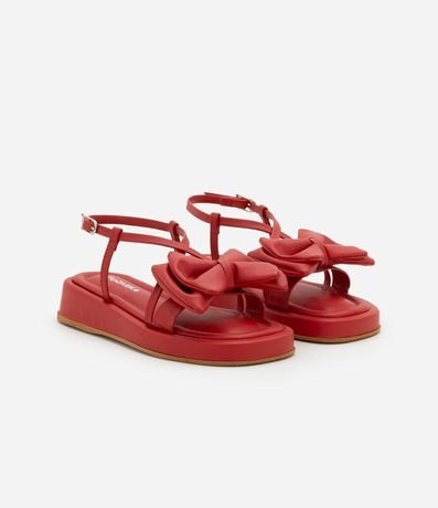 Sandalia Flatform Infantil con Moña - Talle 29 al 35