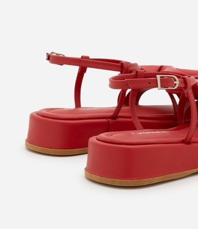 Sandalia Flatform Infantil con Moña - Talle 29 al 35 4